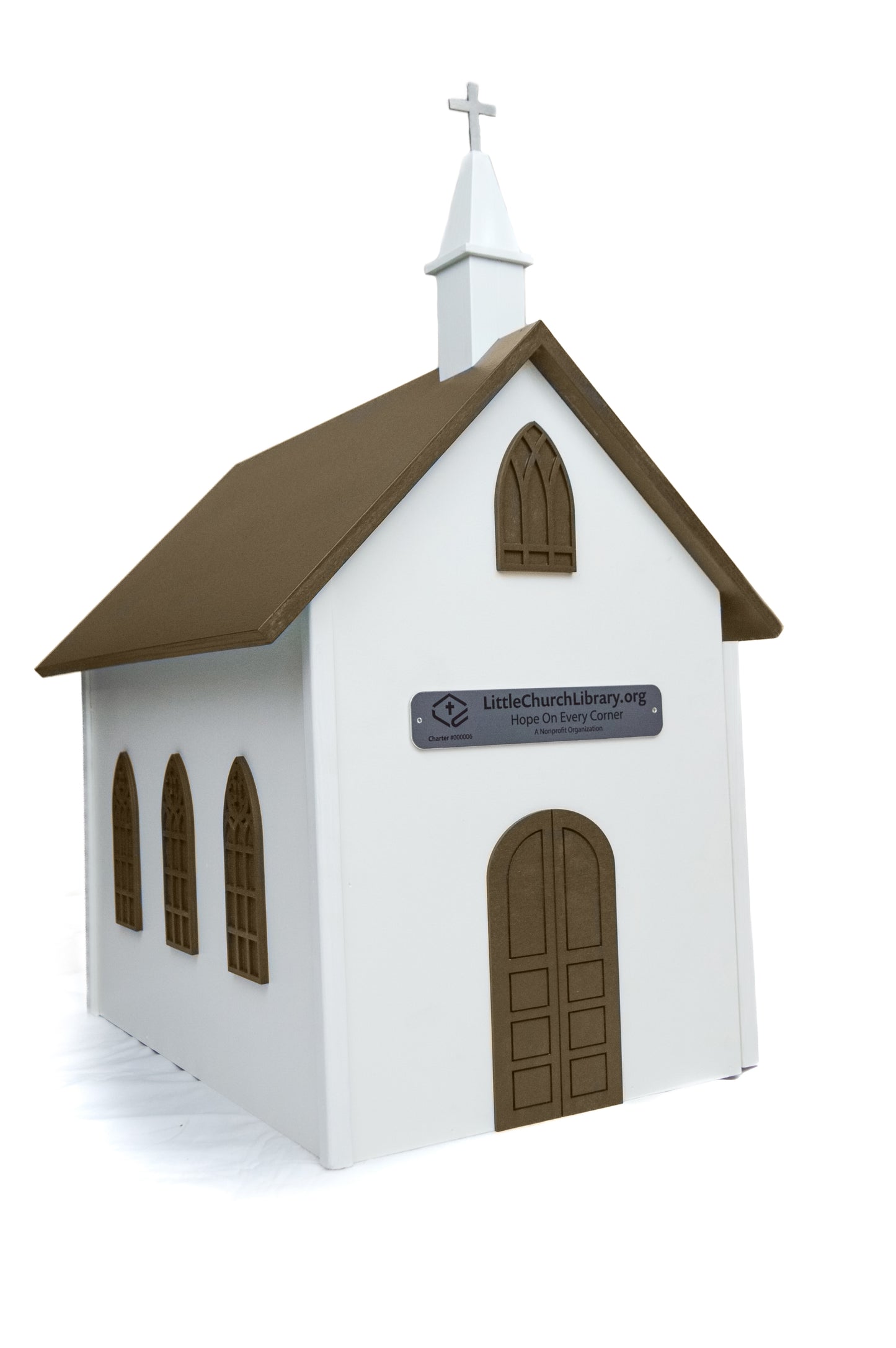 Little Church Library - Brown (Indoor and Outdoor)