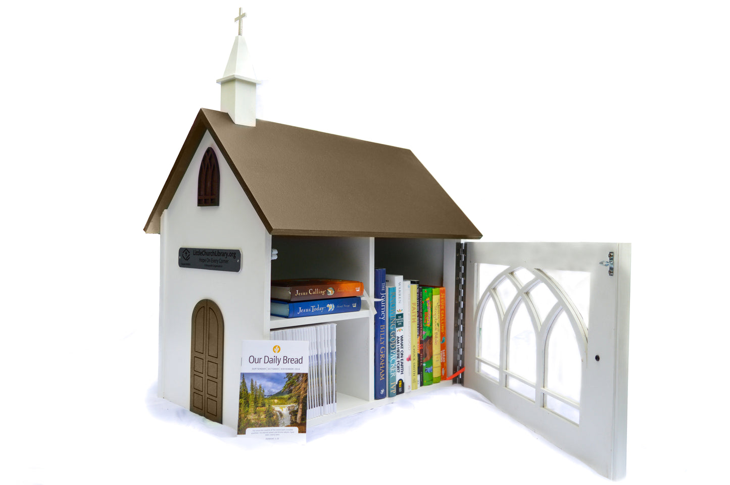 Little Church Library - Brown (Indoor and Outdoor)