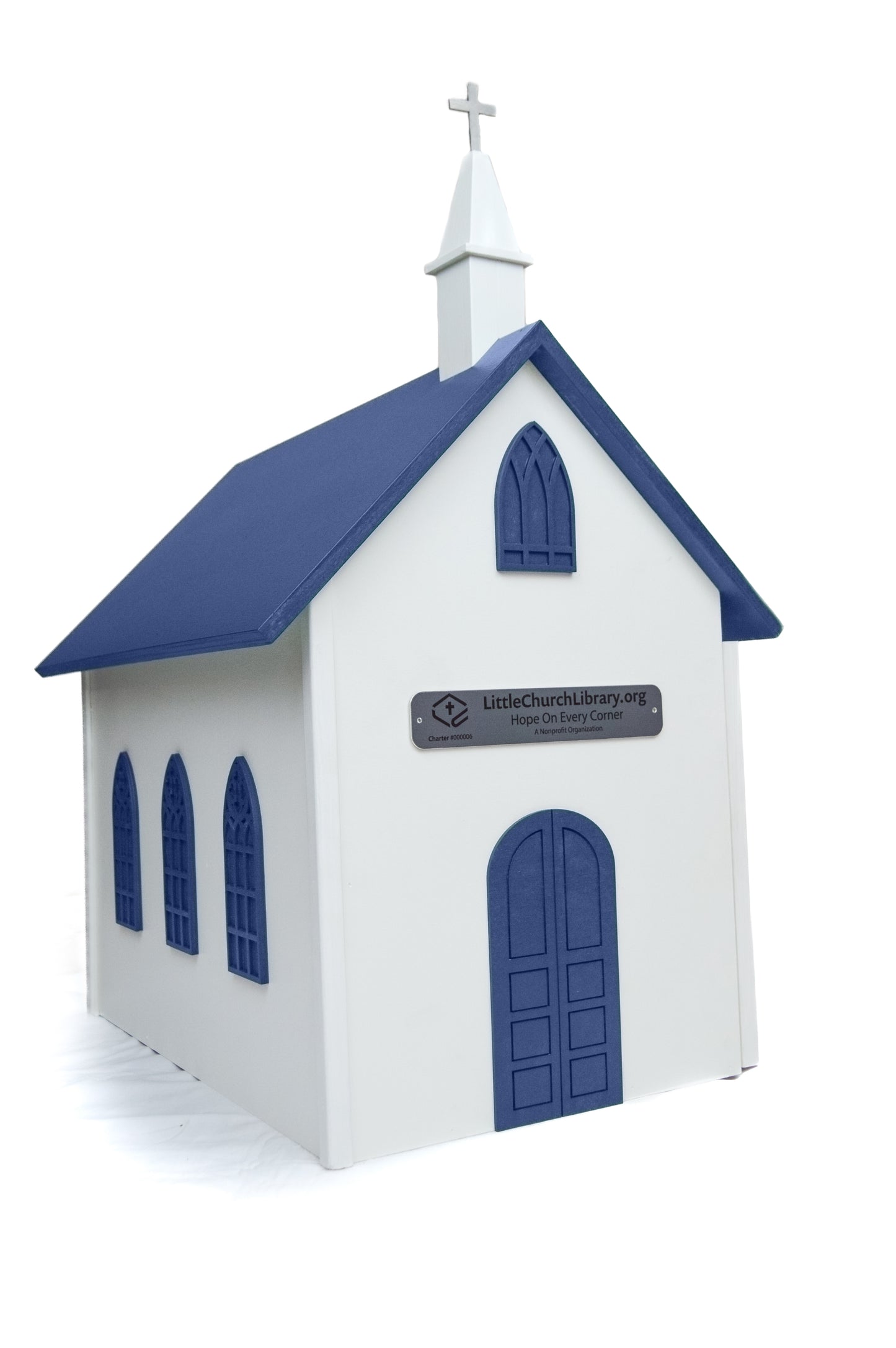 Little Church Library - Blue (Indoor and Outdoor)