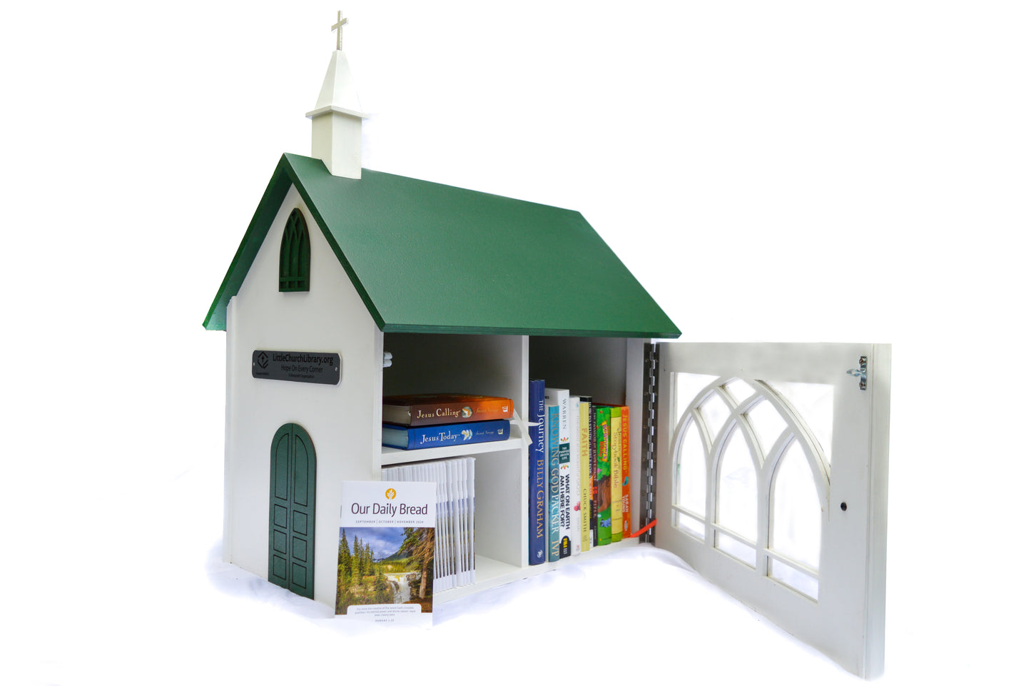 Little Church Library - Green (Indoor and Outdoor)
