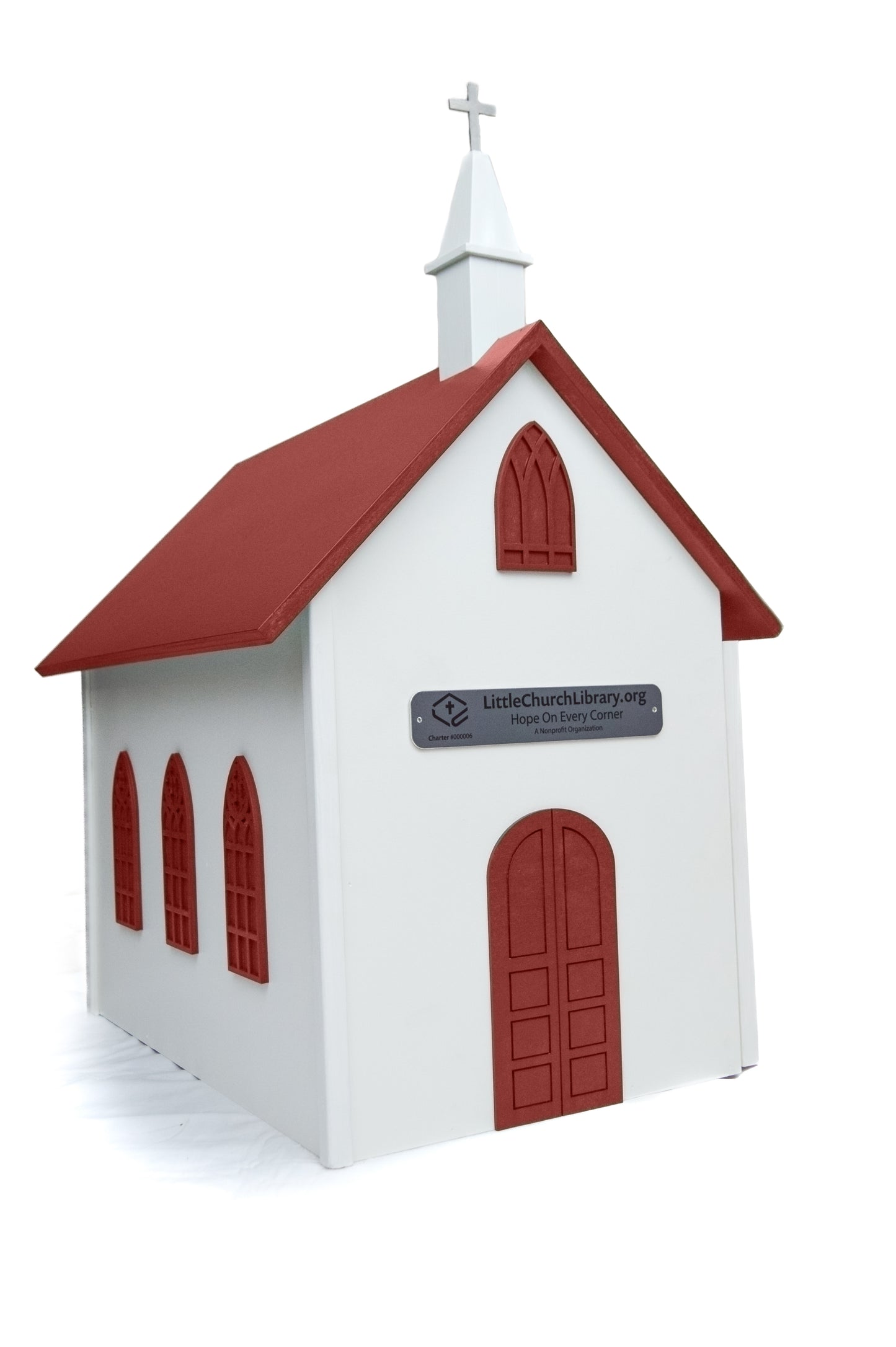 Little Church Library - Red (Indoor and Outdoor)