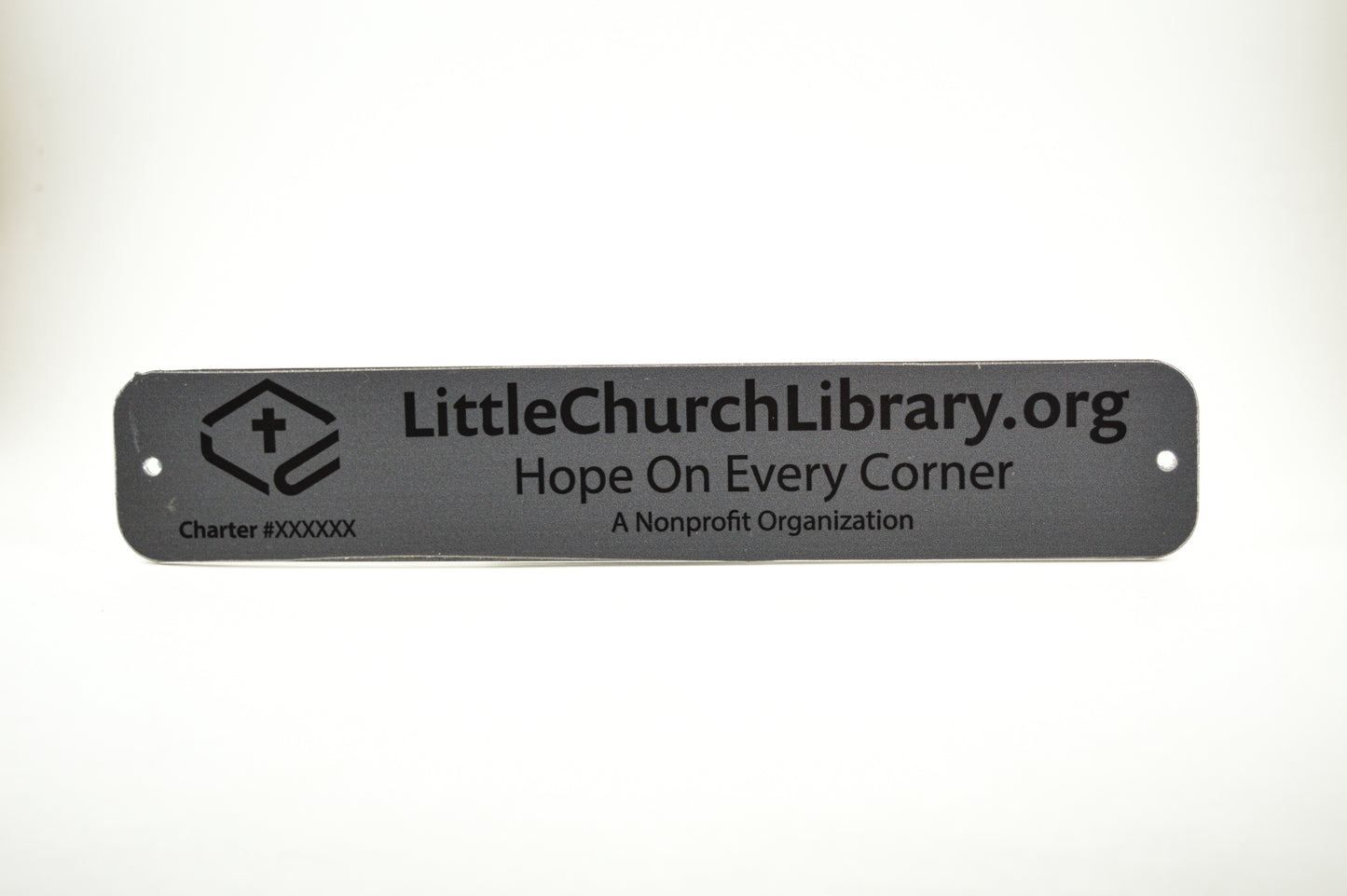 Little Church Library - Charter Sign