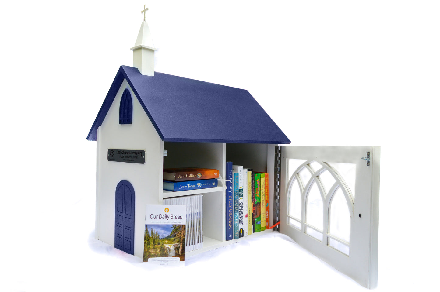 Little Church Library - Blue (Indoor and Outdoor)