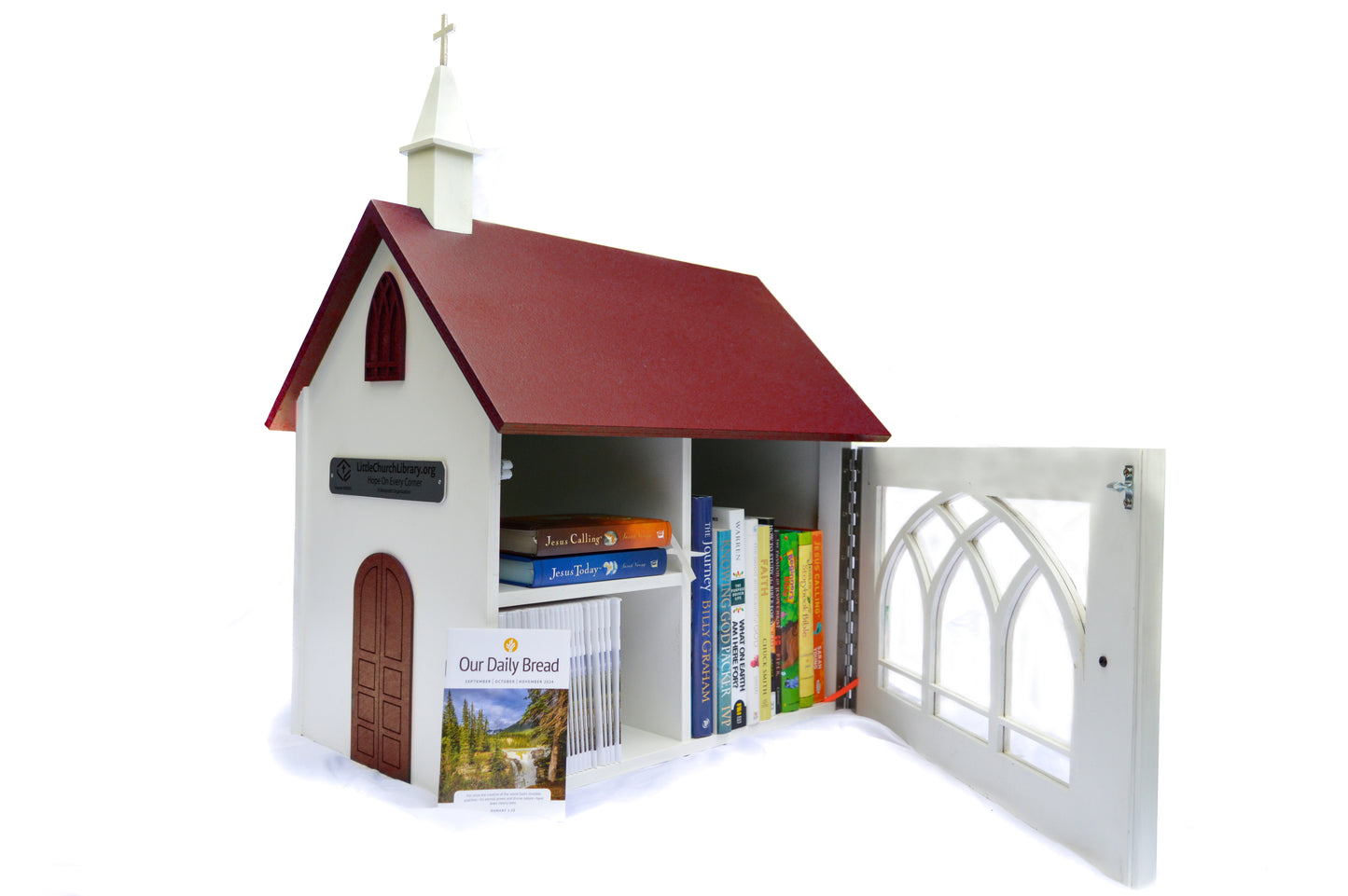 Little Church Library - Red (Indoor and Outdoor)
