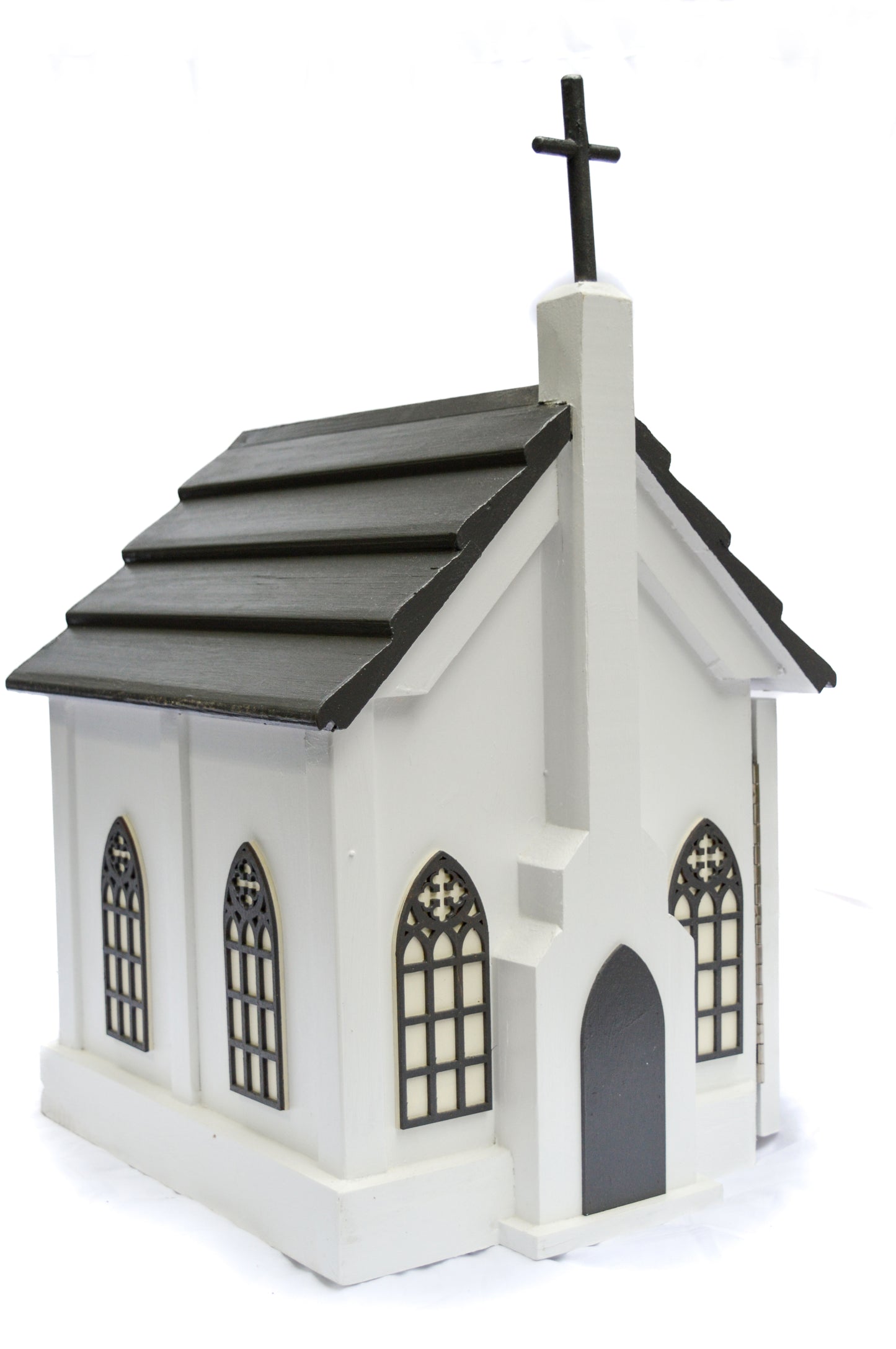 Little Church Library - Gray/White