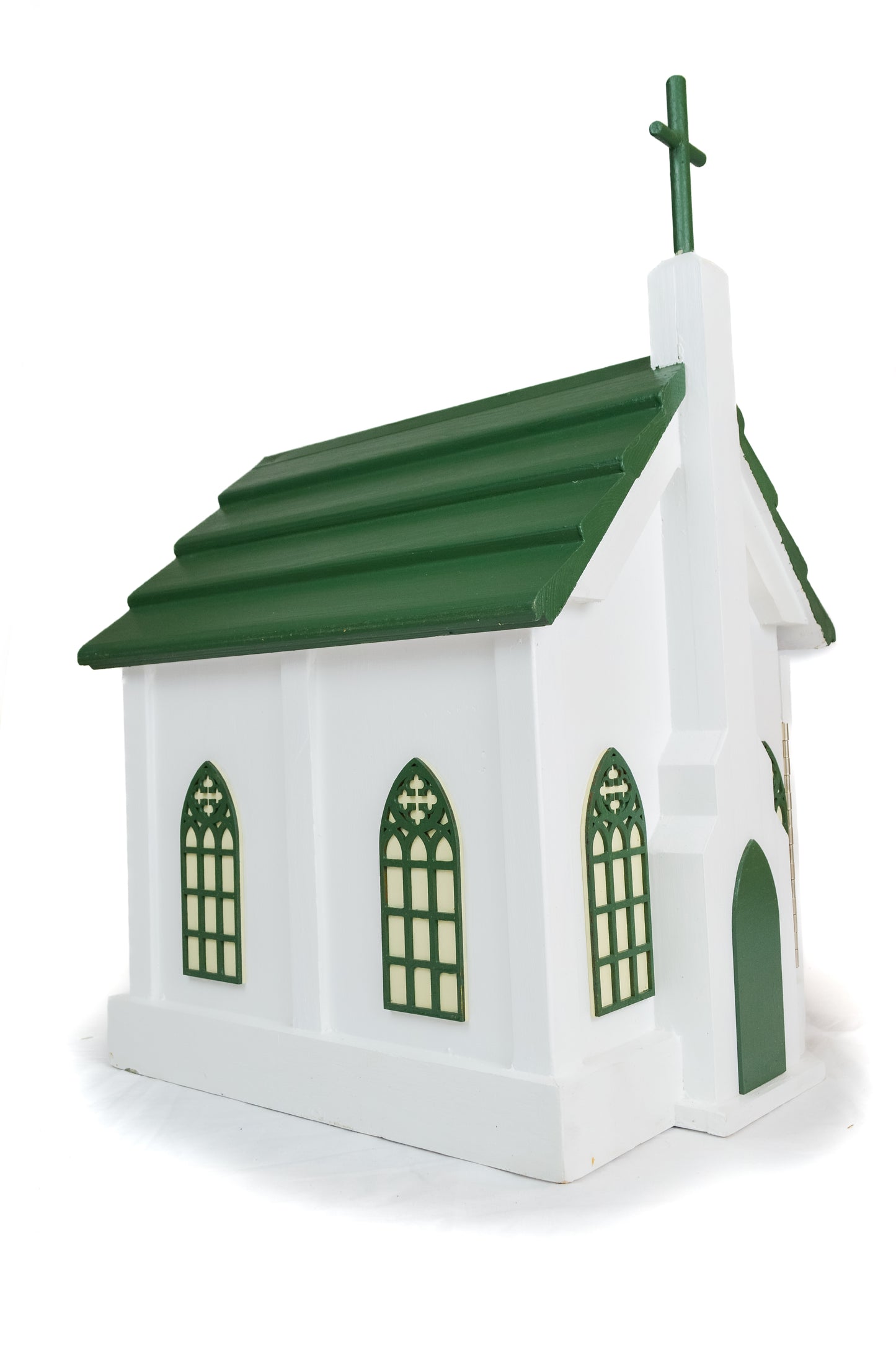 Little Church Library - Green/White