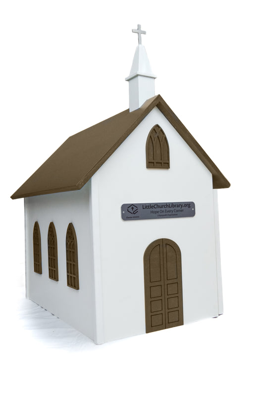 Little Church Library - Brown  (Indoor and Outdoor)