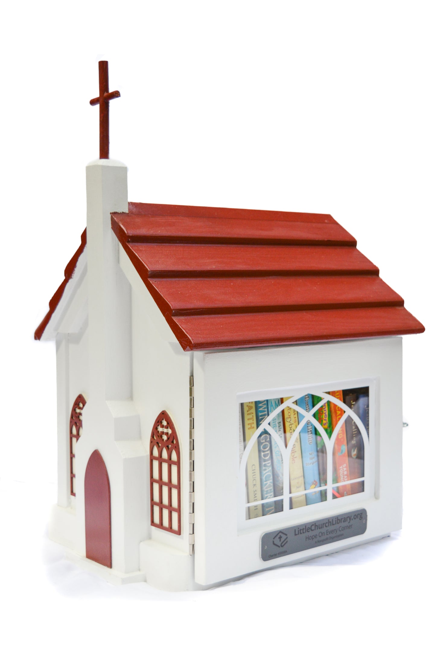 Little Church Library - Red/White